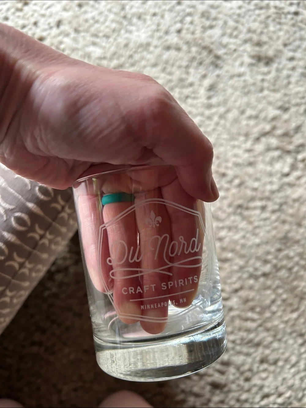 Clear Double Old Fashioned Glasses from Du Nord Distillery (Set of 2)